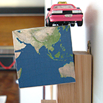 Finger Staircase-Cubic Earth-Toy Car detail